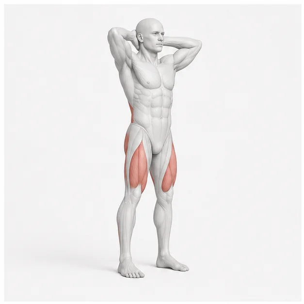 Bodyweight Good Morning: Belastungsposition