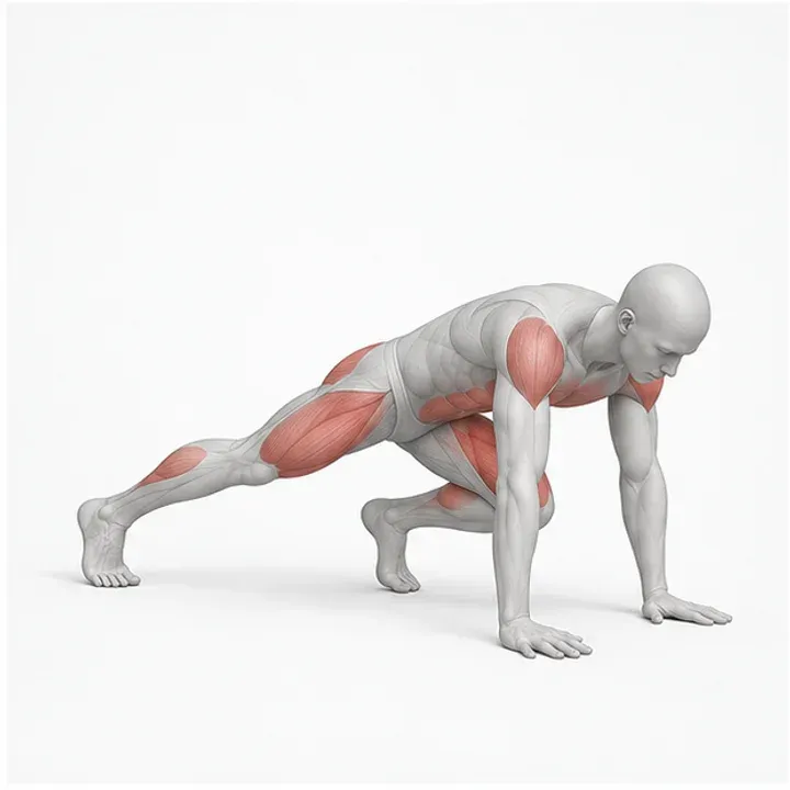Burpee / Step-Back Burpee in der Belastungsphase