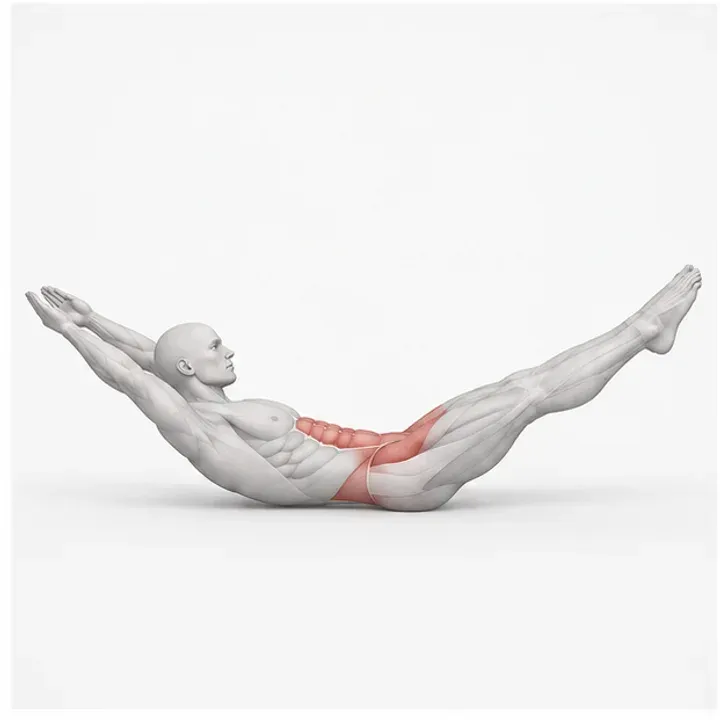 Hollow Body Hold: Belastungsposition