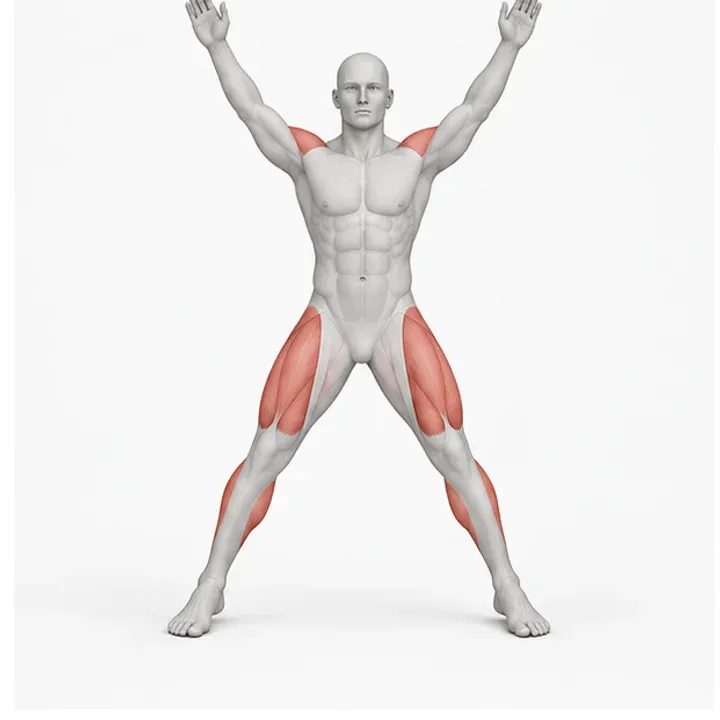 Jumping Jack / Step Jack: Belastungsposition