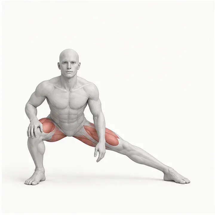 Lateral Lunge: Belastungsposition