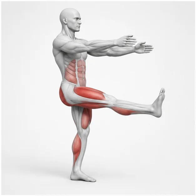 Pistol Squat: Belastungsposition
