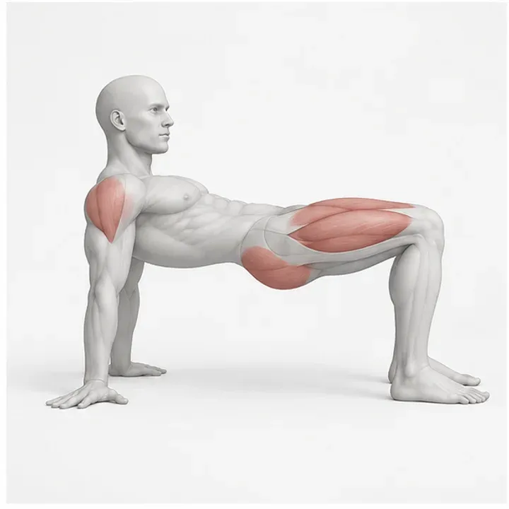 Reverse Tabletop Lift: Belastungsposition