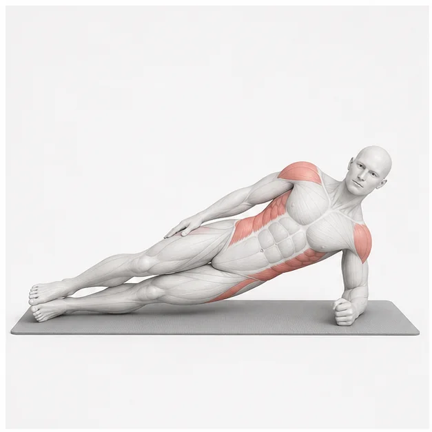 Side Plank: Belastungsposition