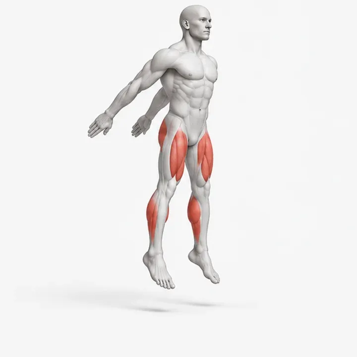 Squat Jump: Belastungsposition